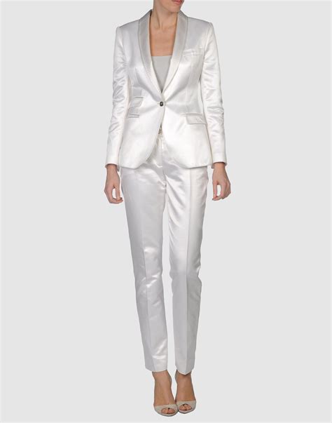 dolce gabbana women's business suits|dolce and gabbana white suit.